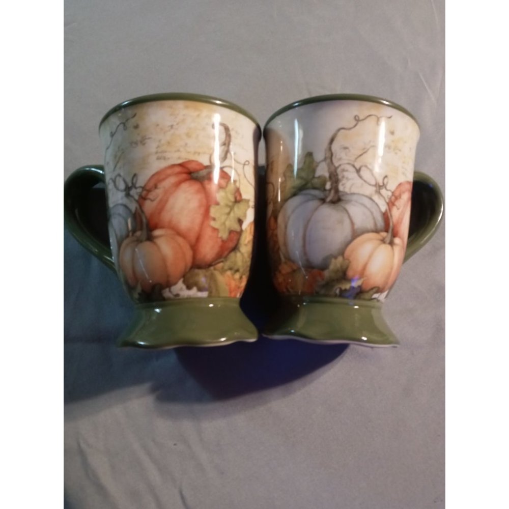 Vintage Susan Wright pumpkin cups